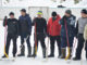 соревнования по хоккею на валенках среди цехов Вишневогорского горно-обогатительного комбината