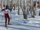 На лыжной дистанции Вячеслав Панкратов