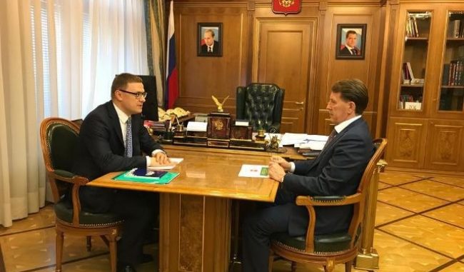 В Москве глава региона Алексей Текслер встретился с вице-премьером правительства РФ Алексеем Гордеевым