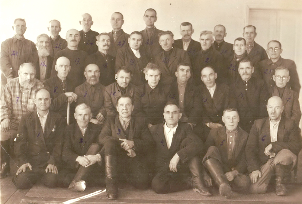 Участники гражданской войны г. Касли в конце 50-х годов