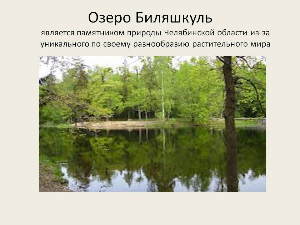 Памятники природы челябинской области презентация