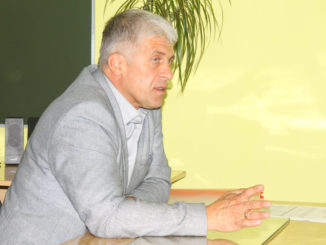 Игорь Владиславович Колышев с жителями села Григорьевка