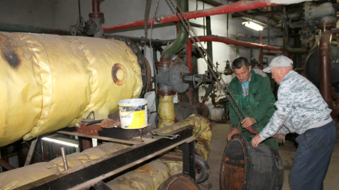 В рамках подготовки к зиме, на котельной поселка Береговой отремонтировали бойлер